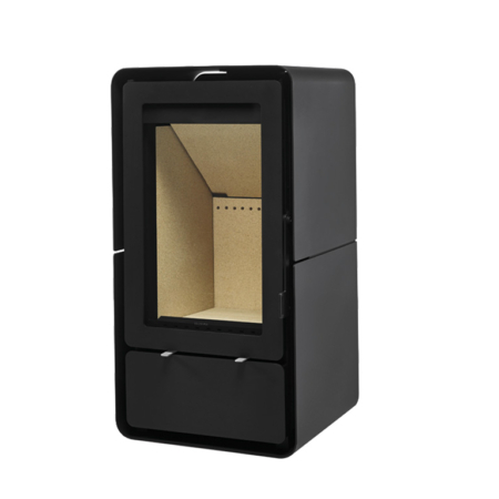 Salamandra a Lenha Tek Round Eco 7.3kW - Solzaima