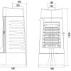 Salamandra Chamane 10 KW - Desenho Técnico