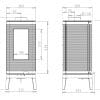 Salamandra Iwaki 7kW - Desenho Técnico