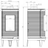 Salamandra Okino 7 kW - Desenho Técnico