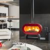 Salamandra Fifty Arche 10kW - Ambiente - Vermelho