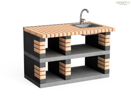 PAN AMERICAN SIDE STAND WITH SINK & TAP movelar