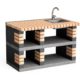 PAN AMERICAN SIDE STAND WITH SINK & TAP movelar