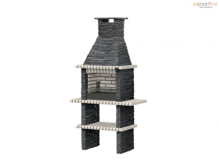Churrasqueira Piódão Xisto/1L com Mini-Bancadas Collippo