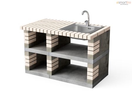 PAN AMERICAN SIDE STAND WITH SINK & TAP