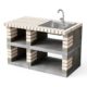PAN AMERICAN SIDE STAND WITH SINK & TAP