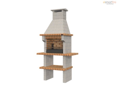 Churrasqueira Braga P110/1L com Mini-Bancadas Collippo