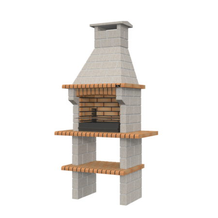 Churrasqueira Braga P110/1L com Mini-Bancadas Collippo