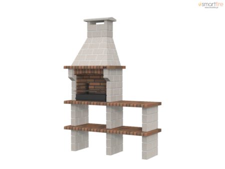 Churrasqueira Braga P110/2 com Bancada - Collippo