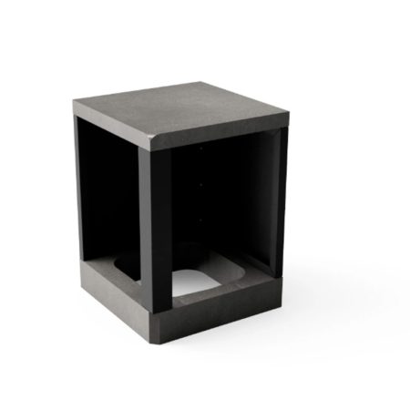 Módulo Bancada KITAWAY Canto Quadrado Cinza 85 cm de altura