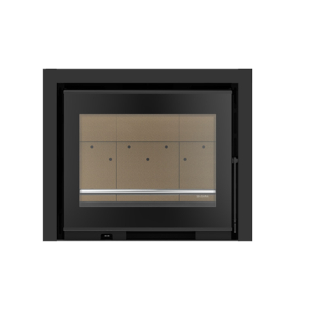 Recuperador de Calor a Lenha Urano Vitro Eco 60 8kW - Solzaima