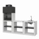 Conjunto de Churrasqueira Maia com Bancadas Modul60P/4