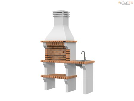 Churrasqueira Barcelos com Mini-Bancada e Lava-Loiças Collippo