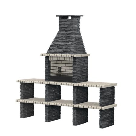 Churrasqueira Piódão Xisto/4 com Bancadas Collippo