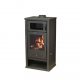 Salamandra a Lenha Paris Iron c/ Forno 7 kW - Polar