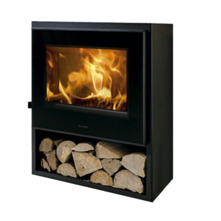 Salamandra Panadero Borneo S com Lenheiro Fechado 5.8kW PANADERO