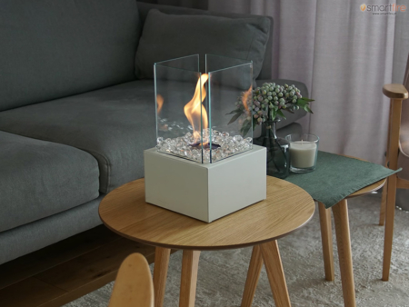 Lareira Bioetanol Kratki Tango 4 White (Interior/Exterior)