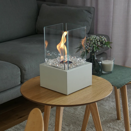 Lareira Bioetanol Kratki Tango 4 White (Interior/Exterior)