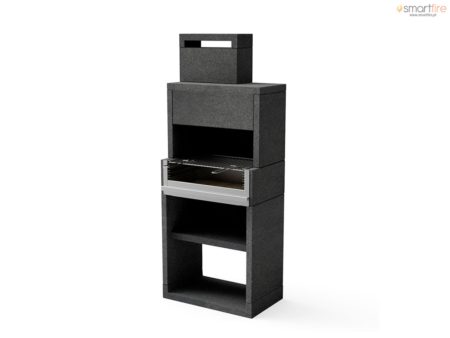 Churrasqueira Black Venit Flex Plus Hotte 78 (lenha/carvão) - Inox - Tuozi