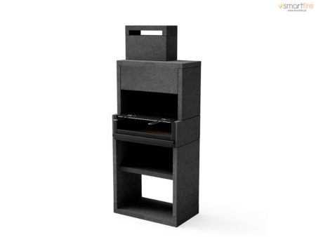 Churrasqueira Black Venit Flex Plus Hotte 78 (lenha/carvão) - Tuozi