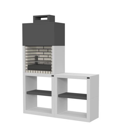Churrasqueira Maia Modul60P/2 c/ Bancada Collippo