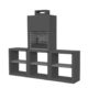 Churrasqueira Maia Modul60PT/4 com Bancadas Collippo