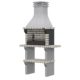 Churrasqueira Faro com Mini-Bancadas 076/1L Collippo
