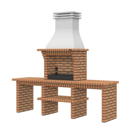 Churrasqueira Gaia T70/4SM com Mini-Bancadas Collippo