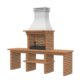 Churrasqueira Gaia T70/4SM com Mini-Bancadas Collippo