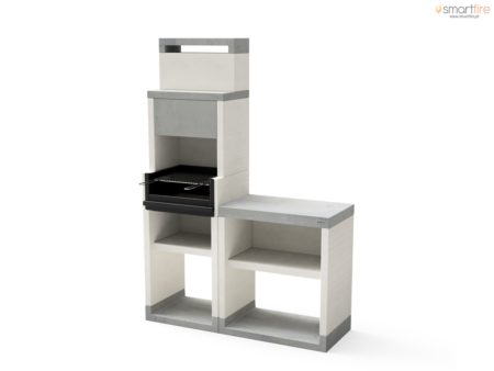 Pack 6: Churrasqueira Venit Flex Hotte Bancada 78 e Rodapés Tuozi T00276