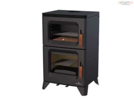Salamandra a lenha com Forno Hilton-H 14kW Bronpi