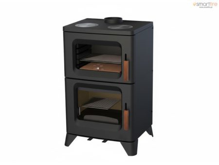 Salamandra com Forno e Discos Hilton-C 14kW Bronpi