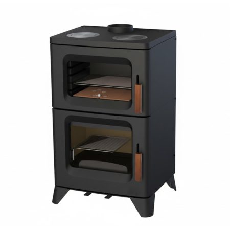 Salamandra com Forno e Discos Hilton-C 14kW Bronpi