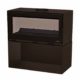 Salamandra Cairo 110 Box com Lenheiro 15kW Bronpi