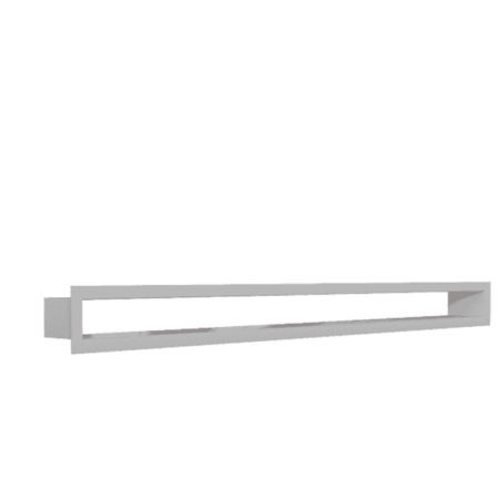 Grelha de Ventilação Moderna 80 cm branca(para pladur/alvenaria)