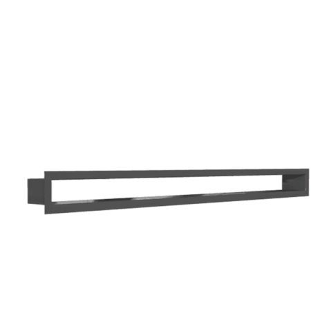 Grelha de Ventilação Moderna 80 cm Preta (para pladur/alvenaria)