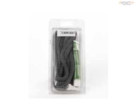 Kit de Reparação Bronpi – Cordão Cerâmico Preto (2,5 m) + Silicone