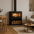 Salamandra Bimba 70 com Lenheiro 12kW