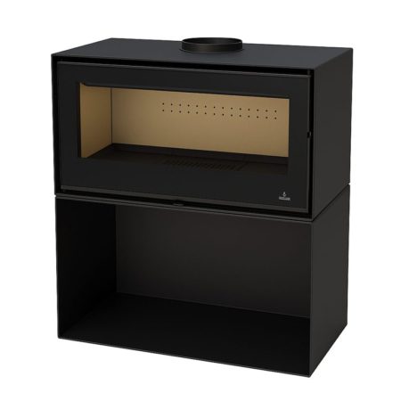 Salamandra Bimba 90 com Lenheiro 15kW Bronpi