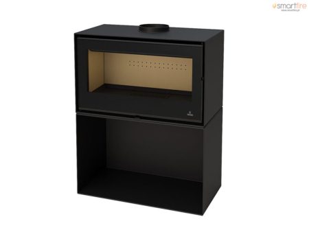 Salamandra Bimba 70 com Lenheiro 12kW Bronpi