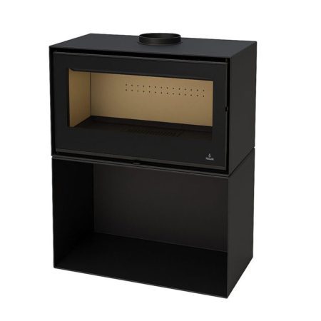 Salamandra Bimba 70 com Lenheiro 12kW Bronpi