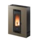 Salamandra a Pellets Luce Plus Slim 9kW (Canalizável) Cadel