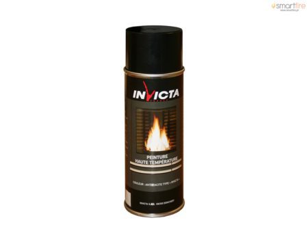 Tinta de Alta Temperatura em Spray - Antracite (400 ml) Invicta