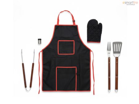 Conjunto de Acessórios para Churrasco com Avental