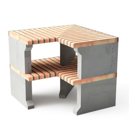 Módulo Bancada ALCOA de Canto Movelar