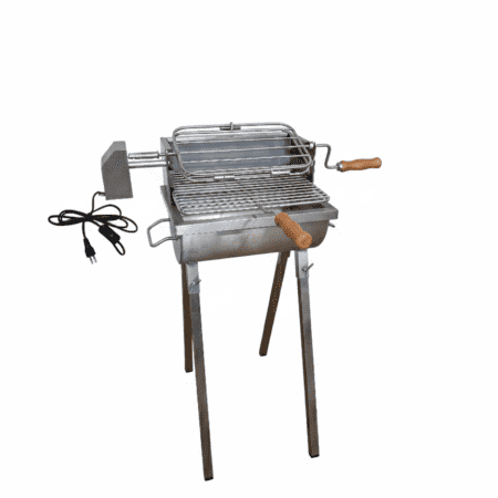 Churrasqueira Inox com motor para 1 Frango