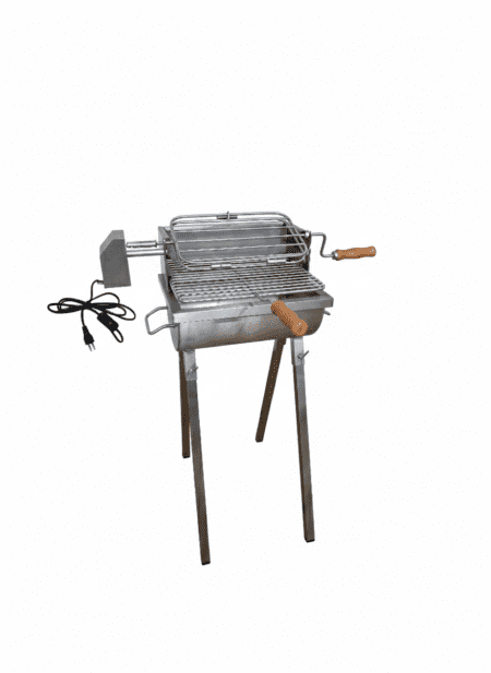 Churrasqueira Inox com motor para 1 Frango