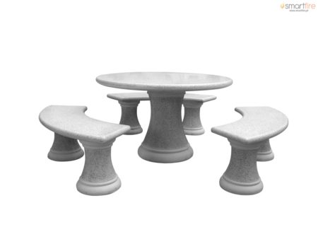 Conjunto de Mesa + Bancos - Duero Triple