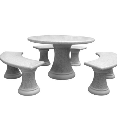 Conjunto de Mesa + Bancos - Duero Triple