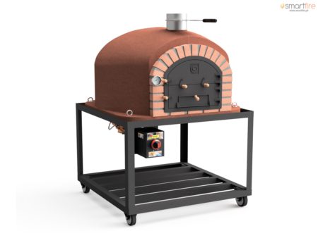 Forno a Lenha Movelar Vesúvius Plus 120 com Base metálica e kit de gás
